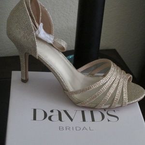 David's Bridal High Heel Sandle